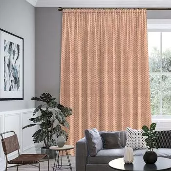 портьера Pikamo Соты 200х280 см, терракотовая