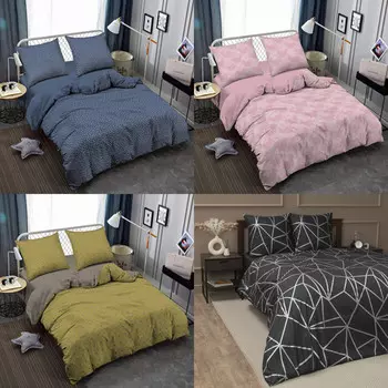 постельное белье 1,5сп AMORE MIO Shine полисатин 2 нав.50х70см в ассортименте, арт.33902