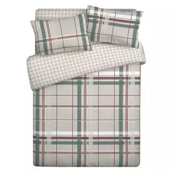 постельное белье 1,5сп COTTONIKA Mine поплин 2 нав.50х70см, арт.1,5 5х7 70113