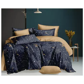 постельное белье 1,5сп COTTONIKA Basic ранфорс 2 нав.50х70см, арт.Basic1,5_7002