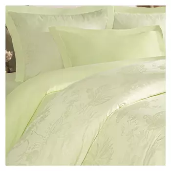 постельное белье 2сп MONA LIZA Royal сатин-жаккард 4 нав.50х70 и 70х70см св.зеленое, арт.5438/03