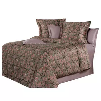 постельное белье Евро BALIMENA МАГИЯ ШЕЛКА Танго мако-сатин 4 нав.50х70+5 и 70х70см