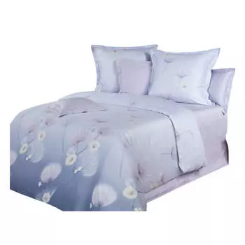 постельное белье Евро BALIMENA МАГИЯ ШЕЛКА Аура мако-сатин 4 нав.50х70+5 и 70х70см