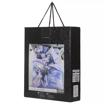 постельное белье евро MONA LIZA SL Flower Anemones сатин 4 нав.50х70 и 70х70см, арт.5861/11