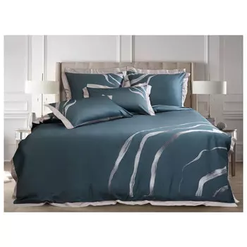 постельное белье евро MONA LIZA Flash cedar сатин 4 нав.50х70 и 70х70см, арт.5861/26