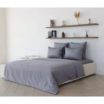 постельное белье евро STENOVA HOME Loft сатин 4 нав.50х70 и 70х70см, арт.112083