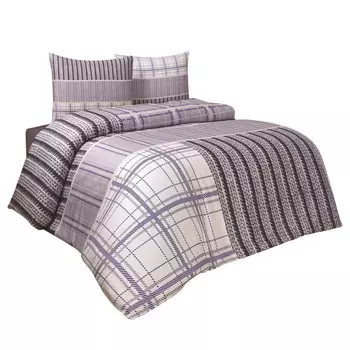 постельное белье евро TAC сатин 4 нав.50х70см, арт.5566-51121