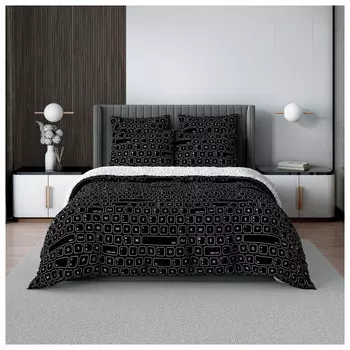 постельное белье евро ВОЛШЕБНАЯ НОЧЬ Клавиатура ранфорс 2 нав.50х70см, арт.790536