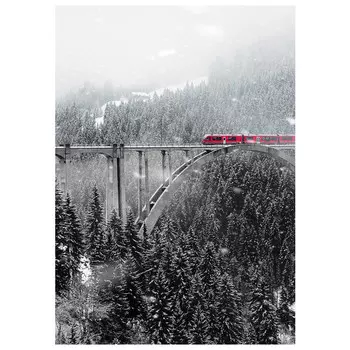 постер 210х297мм НОВОГОДНИЙ ЭКСПРЕСС