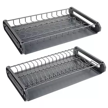 посудосушитель EVOLUTION с рамой в корпус 500мм 468х260мм вулканический серый