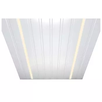 потолок реечный MR.TEKTUM Classic 84R 2000х2000мм светящ.модуль теплый свет