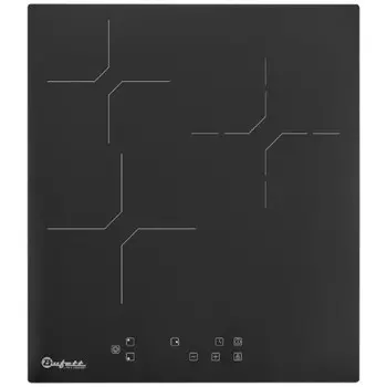 поверхность электрическая BUFETT YHB 154 45 см 3 конфорки черный