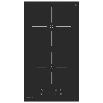 поверхность электрическая DARINA PL E545B 2 конфорки 28,8х52см стеклокерамика