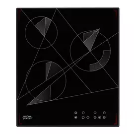 поверхность электрическая KRONA FIDATO45BL 3конф.стеклокер.черн.