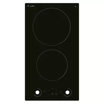 поверхность электрическая LEX EVH 320M BL 2 конфорки черный