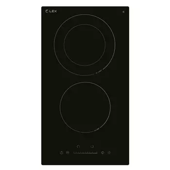поверхность электрическая LEX EVH 321A BL 2 конфорки черный