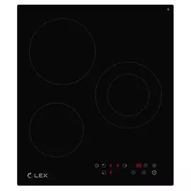 поверхность электрическая LEX EVH 431 BL 3 конфорки
