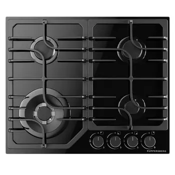 поверхность газовая KUPPERSBERG FG 63 B 4 конф. чугун черный