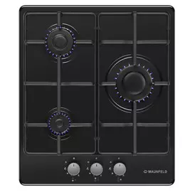 поверхность газовая MAUNFELD EGHE.43.3STS-EB 45см 3конфорки черный