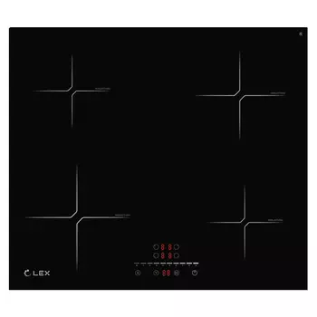 поверхность индукционная LEX EVI640-2BL 60см 4конф.черн.