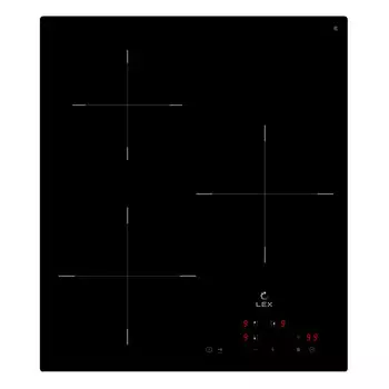 поверхность индукционная LEX EVI 430 A BL 45см 3 конфорки черный