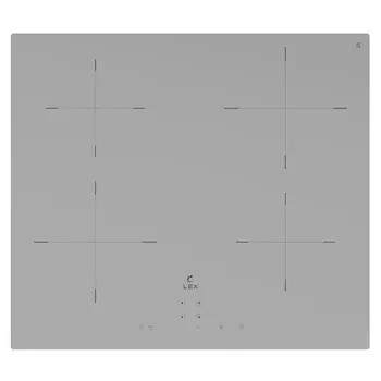 поверхность индукционная LEX EVI 640A GR 59см 4 конфорки серый