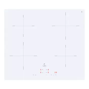 поверхность индукционная LEX EVI 640A WH 60см 4 конфорки белый