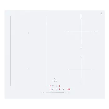 поверхность индукционная LEX EVI 641A WH 60см 4 конфорки белый