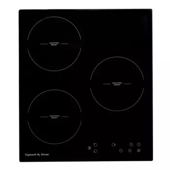 поверхность индукционная ZIGMUND&SHTAIN CI 33.4 B 45 см 3 конфорки черный