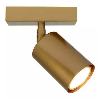 поворотный светильник Powerlight Shot 1 х GU10 х 50 Вт, золотистый
