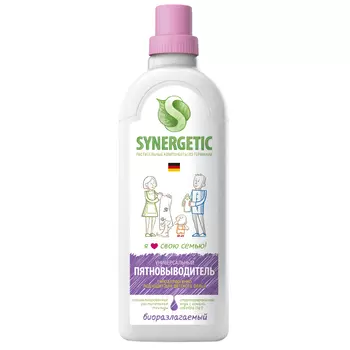 пятновыводитель SYNERGETIC жидкий универсальный 1л