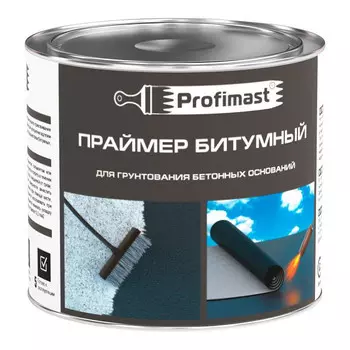праймер битумныЙ PROFIMAST 2 л/1,8 кг, арт.4607952900790