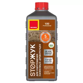 препарат для защиты древесины NEOMID Антижук 1л, концентрат 1:, арт.антижук 1л