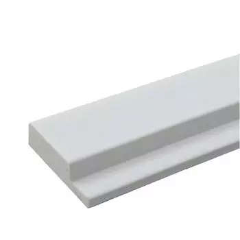 профиль 3D rail east окантовочный универсальный белый 2700х25х11мм