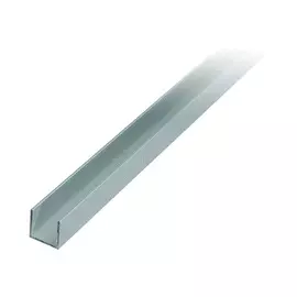 профиль алюминиевый П-образный 13х16х13х1,5х1000мм серебро