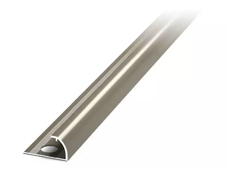 профиль для плитки ЛУКА алюм. наруж. 12х2700мм анод. шампань