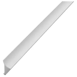 профиль для кафеля алюминиевый внутренний, универсальный, 10х2700 мм, белый ПК06-1
