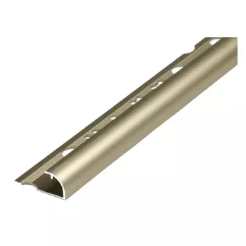 профиль для плитки ЛУКА алюм. наруж. 12х2700мм анод. бронза