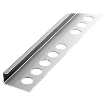 профиль для плитки ЛУКА нерж. сталь наруж. 10х2700мм матовый