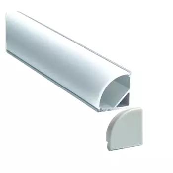 профиль для светодиодной ленты угловой 2000х16х16мм алюминий