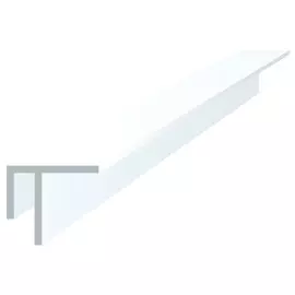 профиль F-образный для панелей ПВХ 5мм 3м