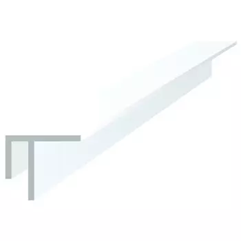 профиль F-образный для панелей ПВХ 5мм 3м