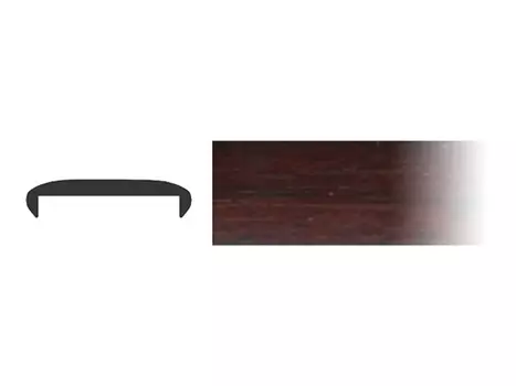 профиль П-образный для меб.щита 16х2600мм махагон