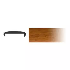 профиль П-образный для меб.щита 16х2600мм вишня