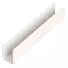 профиль ПВХ П-образный 10x10x10х1х1000мм белый