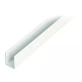 профиль ПВХ П-образный 20x21x20х1х1000мм белый