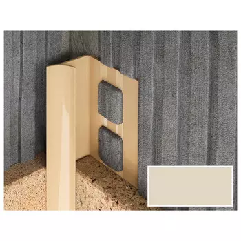 профиль ПВХ SALAG для плитки 8мм внутренний слоновая кость 2,5м