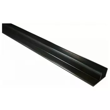 профиль угловой для мебельного щита 4мм 60см чёрный матовый алюминий