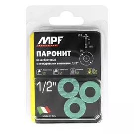 прокладка паронитовая 1/2" MPF безасбестовая 3шт