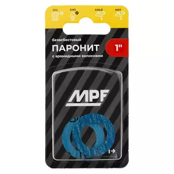 прокладка паронитовая MPF 1" безасбестовая 2шт